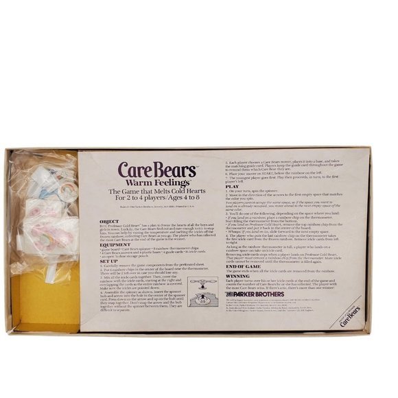 Vintage‎ 1984 Care Bears Warm Feelings Board Game Parker Brothers 95% Complete - Picture 5 of 5